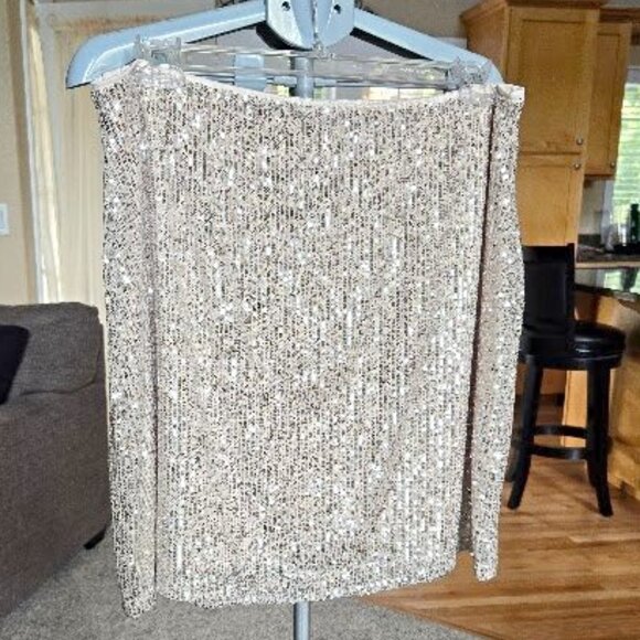 NWT Old Navy sz XL Tall sequin skirt - Picture 1 of 4